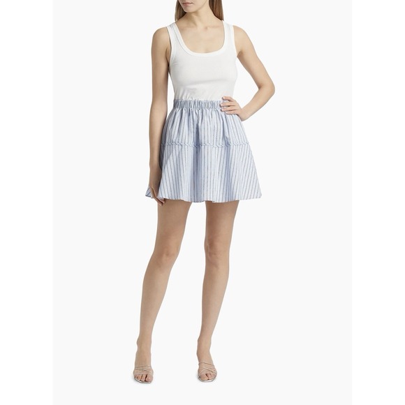 NWT Ramy Brook Moxie Embellished Stripe Mini Dress Preppy Nautical Coastal XL - Picture 3 of 16